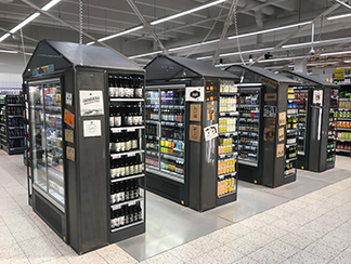 Convenience store floor NordicLine MD4 Visio